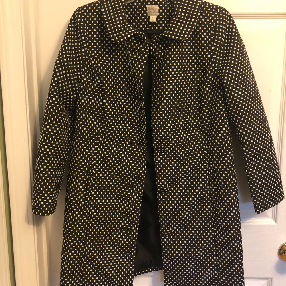 Polka Dot Pea Coat